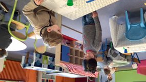 Espace à scénario "La crêperie" en classe de GS V4