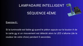 Lampadaire intelligent - exercice 6