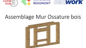 Assemblage Mur ossature bois