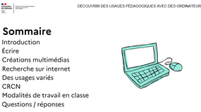 Usages pédagogiques avec des ordinateurs - Mdn - 13/11/2024