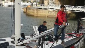 la course au large avec Romain Attanasio et Samantha Davies