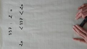 division posée 2 (étape 1 : recherche du nombre de chiffre(s) au quotient)