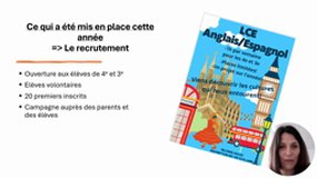 Projet LCE Anglais/Espagnol au collège Noël du Fail à Guichen (35)