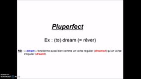 Le pluperfect (tableau)