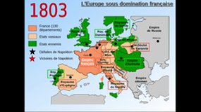 L'Europe sous la domination de Napoléon - Diaporama commenté