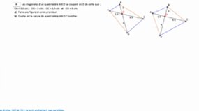 Théorème de Thalès et droites parallèles - Corrigé ex 4 