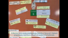 Section internationale Chinois à Rennes