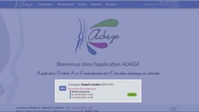 Monter son projet EAC avec ADAGE - 2nd degré