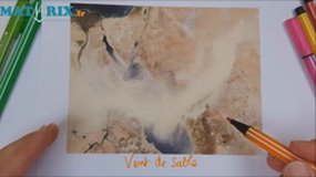 Atelier 4 en 5è : Des remontées du sable du Sahara sur la France 