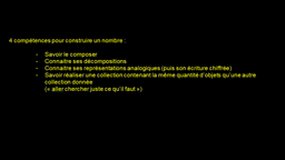 construire le nombre au cycle 1