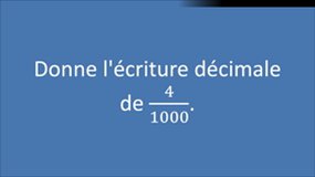 6008 - Écriture décimale