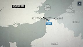 Le mur anti-migrants de Calais