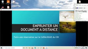 Réserver un document avec le Catalogue du CDI