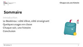 Chaque soir une histoire. Développer un rituel de lecture à la maison : un projet utilisant Bookinou au Cycle 1 - MdN - 12/03/2025