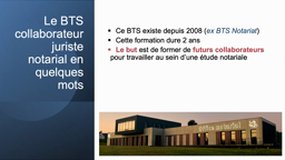 BTS Conseiller Juriste Notarial lycée Chaptal de Quimper