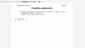 Probabilités conditionnelles Exercices 2 question_3