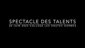 Talents HO 2025