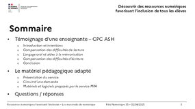 Découvrir des ressources numériques favorisant l’inclusion - MDN - 02/04/2025