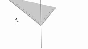 13 - Construire le symétrique d'un point à l'aide d'une équerre
