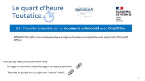 Quart d'heure Toutatice - Document collaboratif avec OnlyOffice