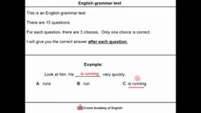 English Grammar Test.