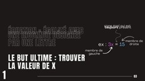 Mise en équation et résolution de problème