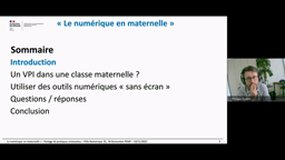 Numérique en maternelle - 10-11-2021 - Mdn